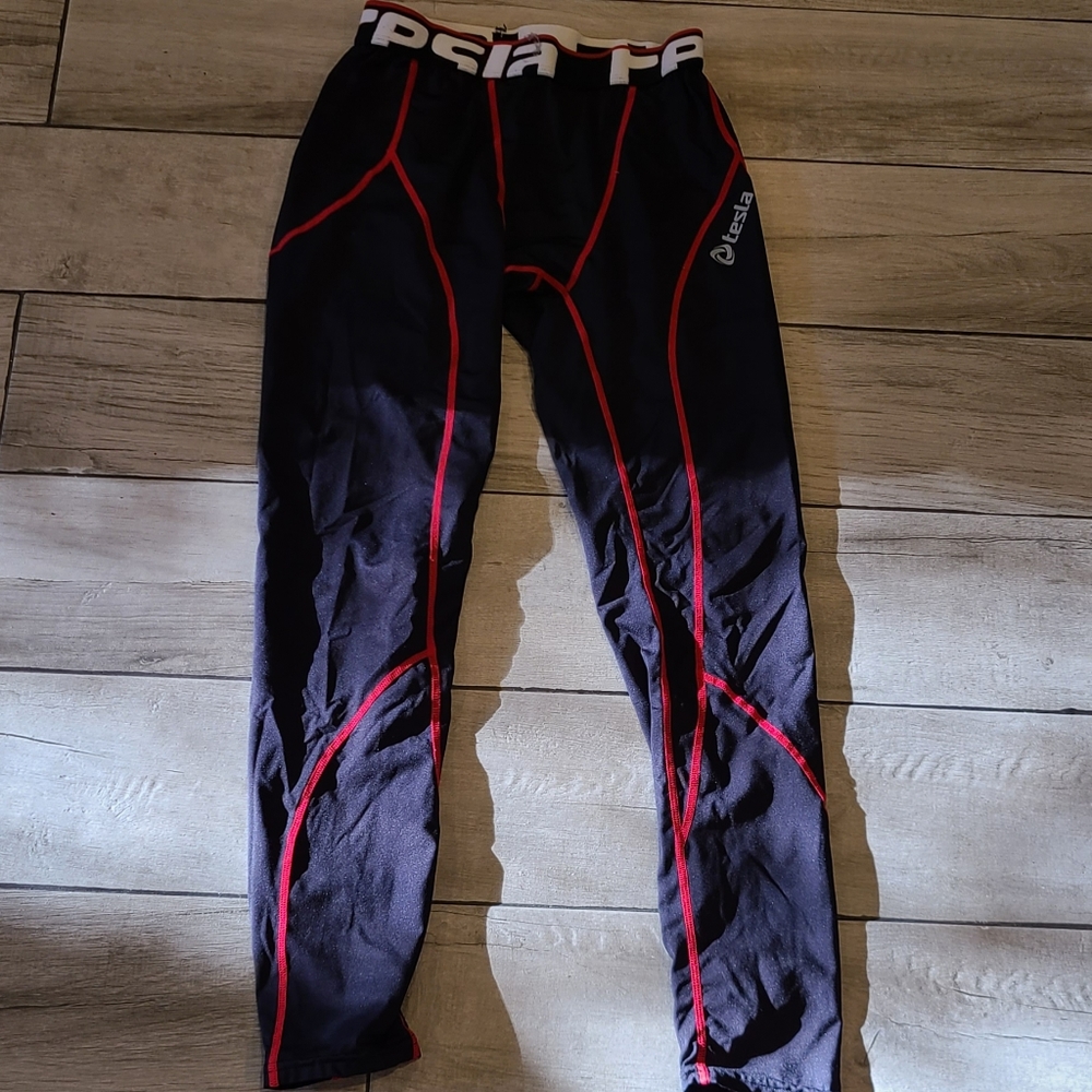 🦔Tesla men's compression athletic pants🌻